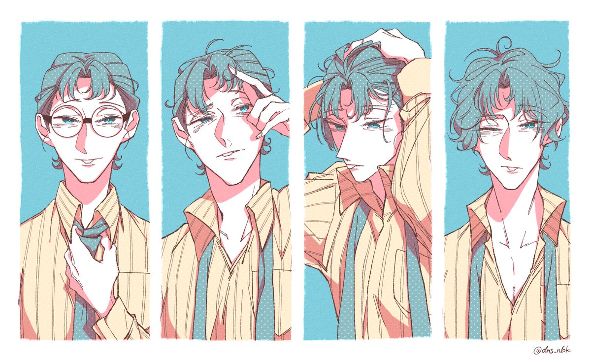 弁護士と 髪をオールバックに固める過程が見たい 朝イチ低血圧で動けなさそうなイ うつりぎのイラスト