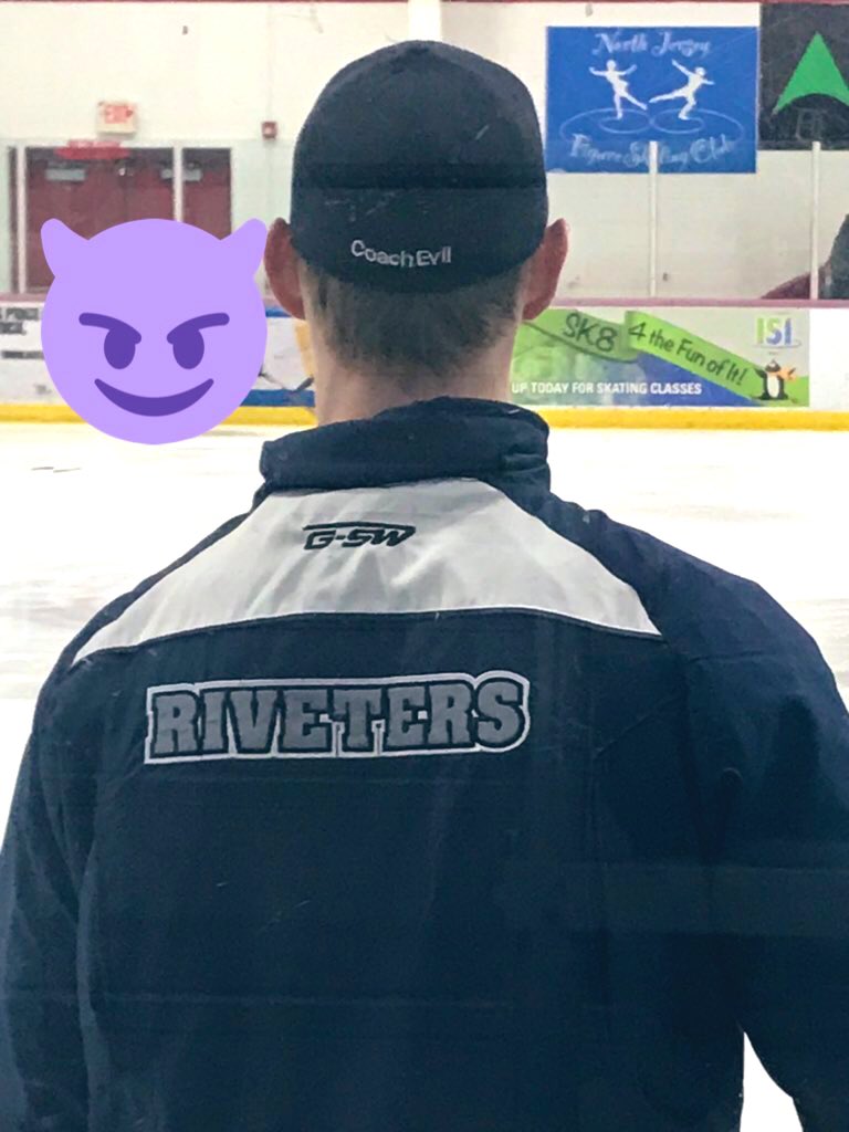 DRiceHockey's tweet photo. Happy birthday coach Ivo @mocamocek! Hope you have a great day pal. #CoachEvil https://t.co/9NKJMpN3Fh