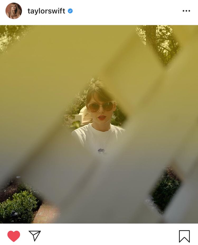 Ok... I’m shooting in the dark with this theory but...This picture is from Taylor’s IG feed when she was teasing the ME! mv, she dropped a hint at The Man (the suitcases), then she posted her time 100 gala outfit. Could she be hinting at: I snuck in through the garden gate?