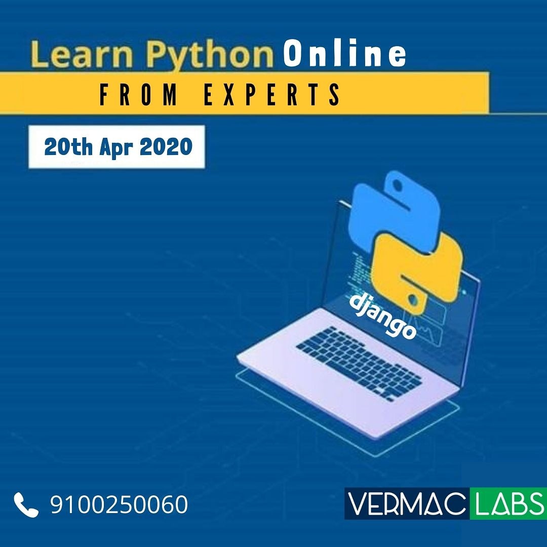 Vermaclabs1's tweet image. Learn the most demanding programming language Python at Vermaclabs.
New Batch Starting from 20th Apr 2020
WhatsApp on +91 91002 50060
Register at forms.gle/CtPWeVPBskZYjP…
Website: vermaclabs.com
#pythononlineclasses #pythononlinecourse