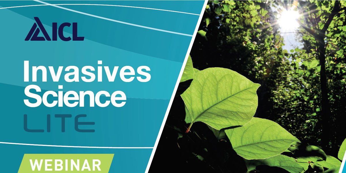We are excited to be hosting a free live webinar - Japanese Knotweed, Ecology, Evidence &amp; Treatment - featuring Dr Dan Jones from <a href="/advinvasives/">Advanced Invasives</a> on Thursday 23rd April, from 11am - 12 noon.

For more info &amp; register➡️bit.ly/ICLJKW