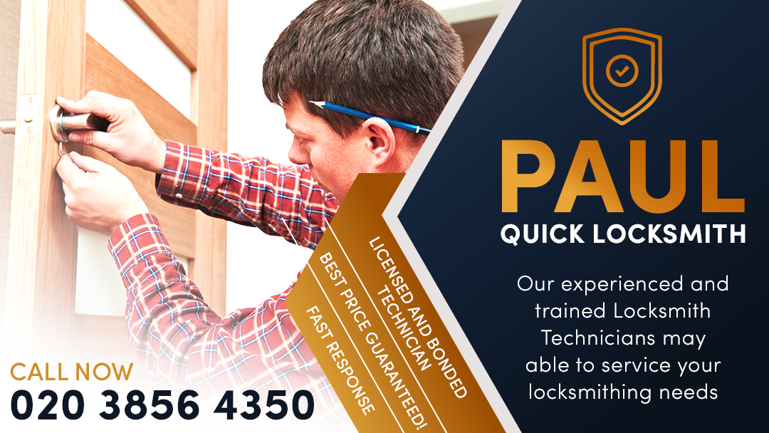 We have the fastest response time for emergency lockouts and lost keys in London. Call us now and get the best locksmith services you ever need

#PaulQuickLocksmith
#LocksAndSafesRepairLondon
paul-quick-locksmith.business.site