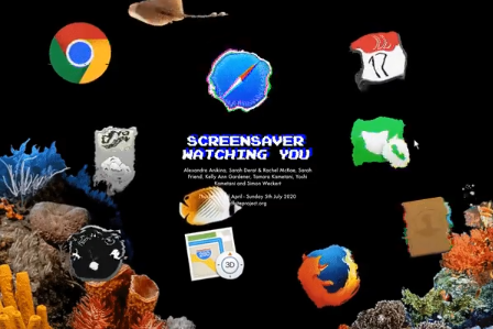 LaboNT2's tweet photo. 🖱✨ À explorer ✨🖱
Exposition en ligne
"screensaver watching you"
#OffSiteProject
À partir de 20h GMT aujourd'hui
Artistes: Alex Anikina, Sarah Derat & Rachel McRae, Sarah Friend, Kelly Ann Gardener, Tamara Kametani, Yoshi Kametani and Simon Weckert
➡️https://t.co/YNMlYyKbvJ https://t.co/GaafBYhAsF