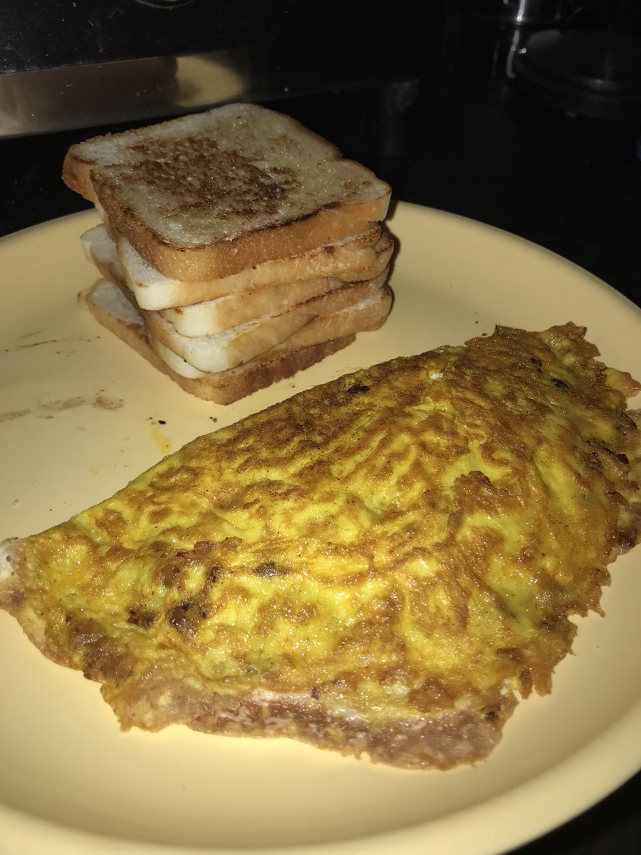shreyshtyle's tweet image. This #EatEggsforImmunityChallenge is fun! My entry below. Cheese Omlette with bread slices. #EggsForImmunity 
I nominate @coffeeweiser @AlwayzzHungry.