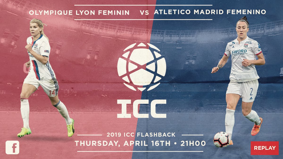 ol__lyonnes's tweet photo. Le match #OLAtletico d'@iccwomen sera diffusé en direct sur facebook à 21h00 ! 🔴🔵
#WICC2019
Pour voir le match 👉 https://t.co/YySbUKpMJx https://t.co/nkSJR7aa8R