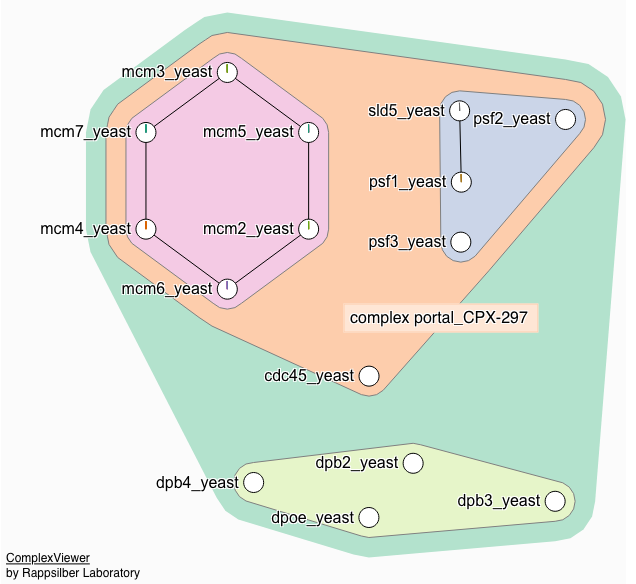 complexportal's tweet photo. #ComplexViewer Updates:
1. Complexes as participants are displayed by default and colour-coded, e.g. #SARSCoV2 Spike-hACE2 complex (CPX-5683 https://t.co/8rTFTXRPq4) or the 3-tier CMG-Pol epsilon complex (CPX-1556 https://t.co/W5nyLi1c7U).
1/2 https://t.co/BxiJq1Qvad