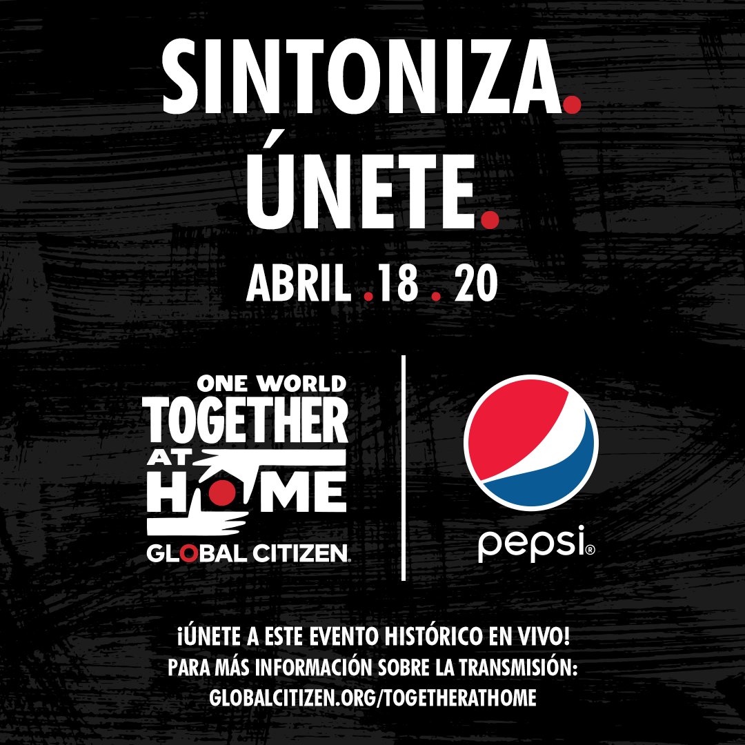 ¡Unite el 18 de abril a este evento histórico! Para más info ingresá a glblctzn.me/34aQLUB #TogetherAtHome