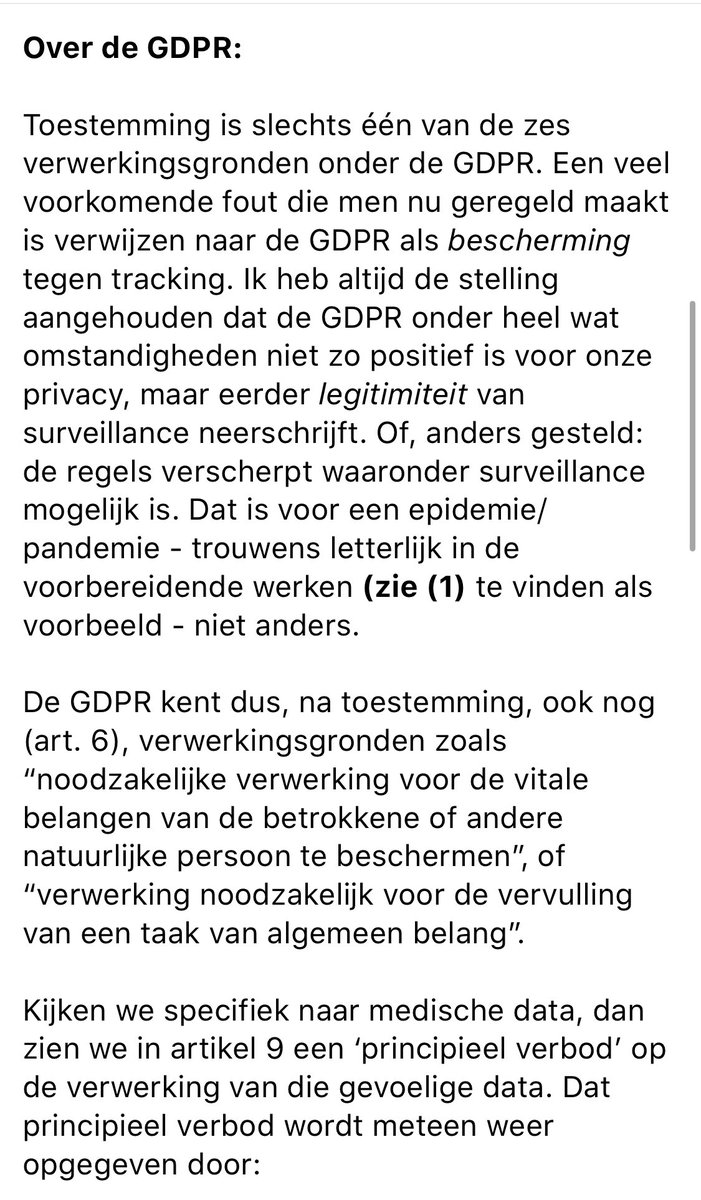 DOBBELAEREW's tweet photo. Omdat ik er steeds meer vragen over krijg: neen, de GDPR is geen held in deze crisis, en zal je geen bescherming bieden tegen overheden die verplichte apps, verregaande camerasurveillance of andere gekke dingen willen opleggen. https://t.co/GToqNygIN7