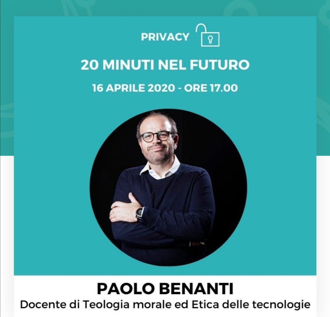 francy_0207's tweet photo. Pronta per collegarmi, a partire dalle ore 17, con @impactscool per seguire un nuovo appuntamento di #20minutinelfuturo.
Oggi, con il professore @paolobenanti per parlare di #privacy #etica e #tecnologia.
A tra poco sui canali #impactscool @YouTube o https://t.co/5zaX9o6ojz https://t.co/xnjiWu8ioy