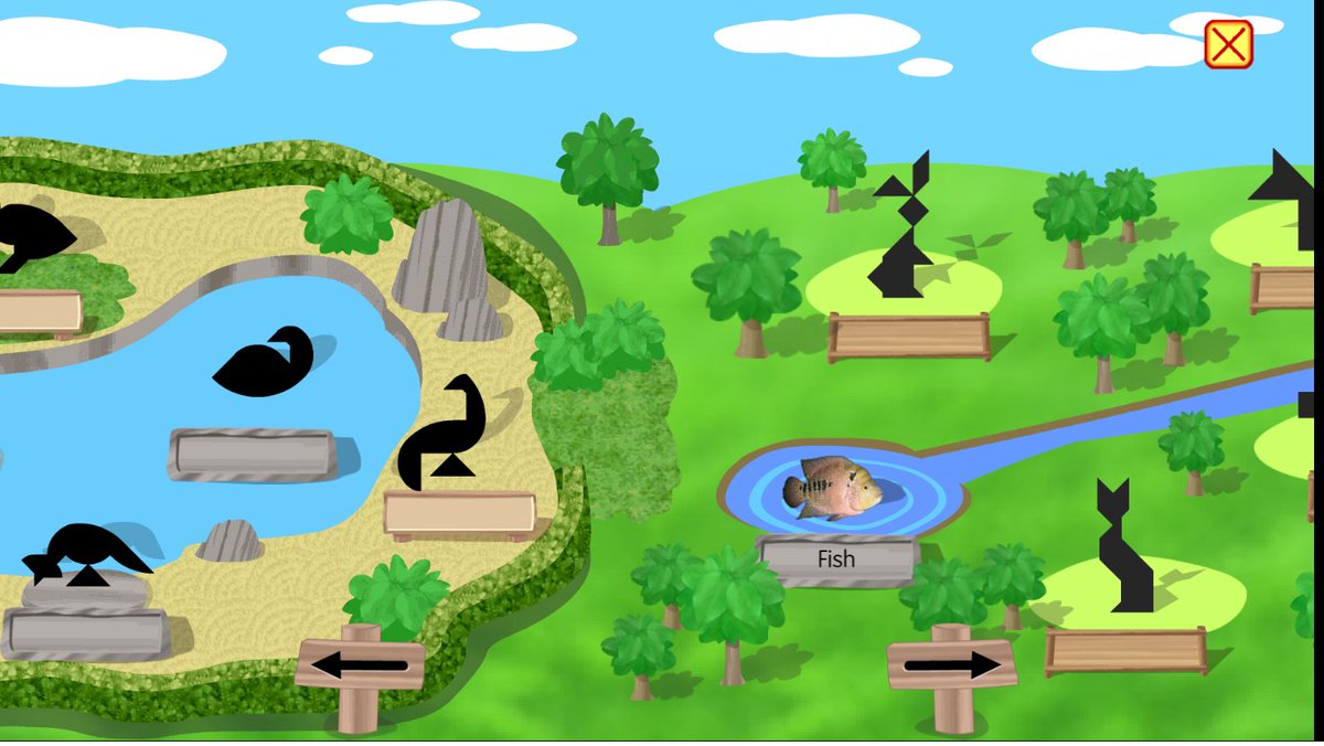 paisajes con tangram