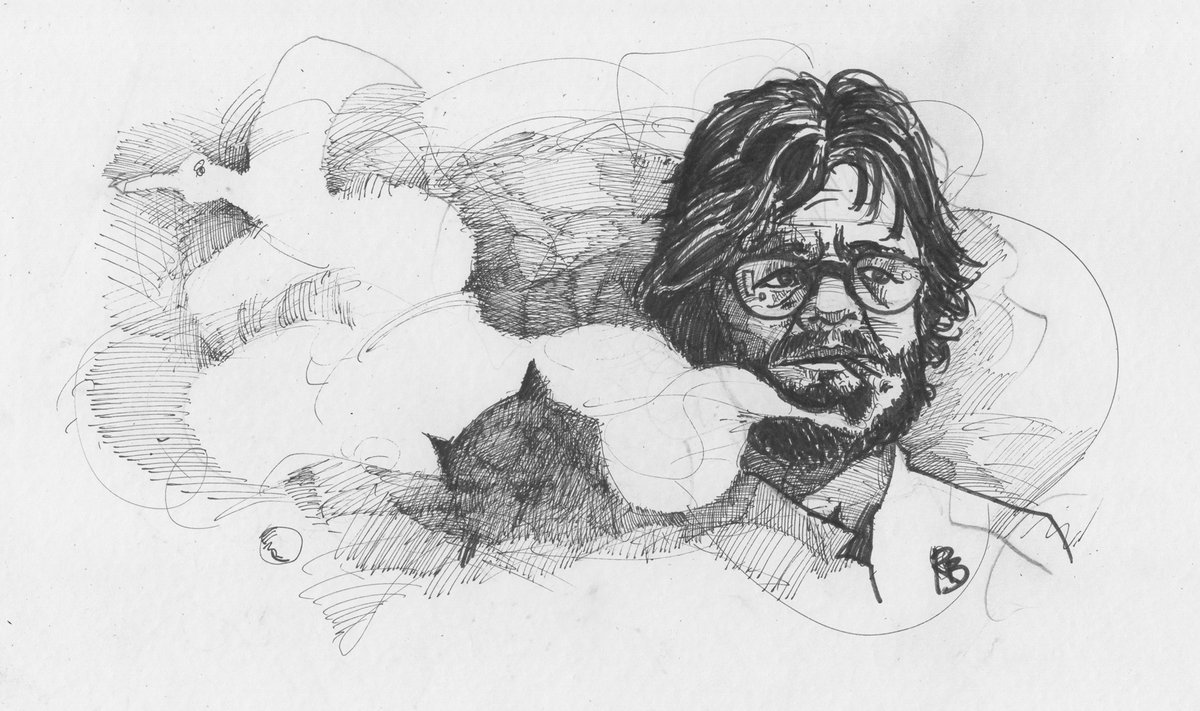 R.I.P Luis Sepúlveda
(Image with thanks to  Roberto Ballestracci bit.ly/2yn9IXXbit.ly/… )