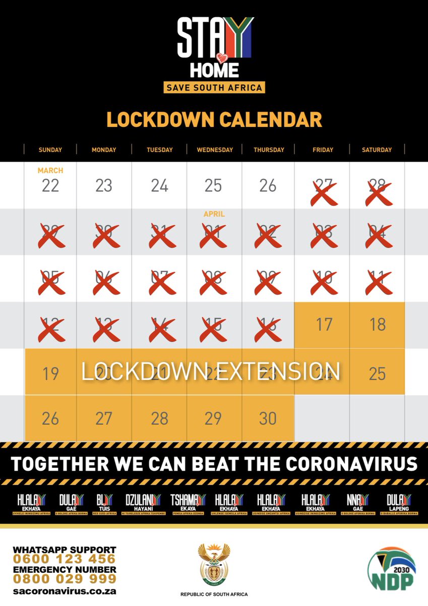 AthiGeleba's tweet photo. #COVID19 | 21 DAYS DOWN. 14 DAYS TO GO. #CoronaVirusSA #LockdownReloaded #LockdownPremium Lockdown 2.0 https://t.co/NDAWHMmW8N