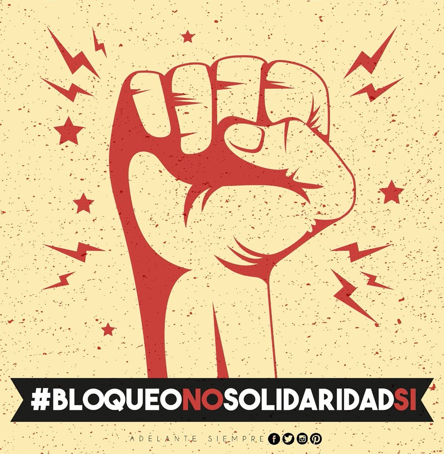 David_qva's tweet photo. Amigos de #NuestraAmerica y más allá, los invito a participar todos juntos en un solo RECLAMO 👊

📢 #BloqueoNoSolidaridadSi 

Exigiendo el fin total y definitivo del #Bloqueo a #Cuba y todas las sanciones impuestas por #USATerrorista

¡Firma AQUÍ!✌️🇨🇺 https://t.co/O0E6XqIJv1 https://t.co/aRHF7jdxSr