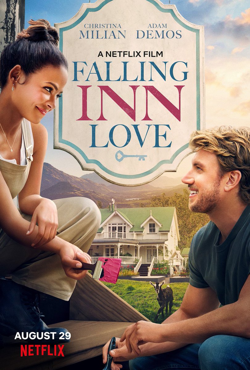  #FallingInnLove (2019) Okay it is chessy, and it is vliche filled BUT i had fun watching it and i enjoyed it, the 2 leads have an amazing chemistry and they are just fun to watch play off each other and it is just a cute and adorable romcom that really warms your heart.