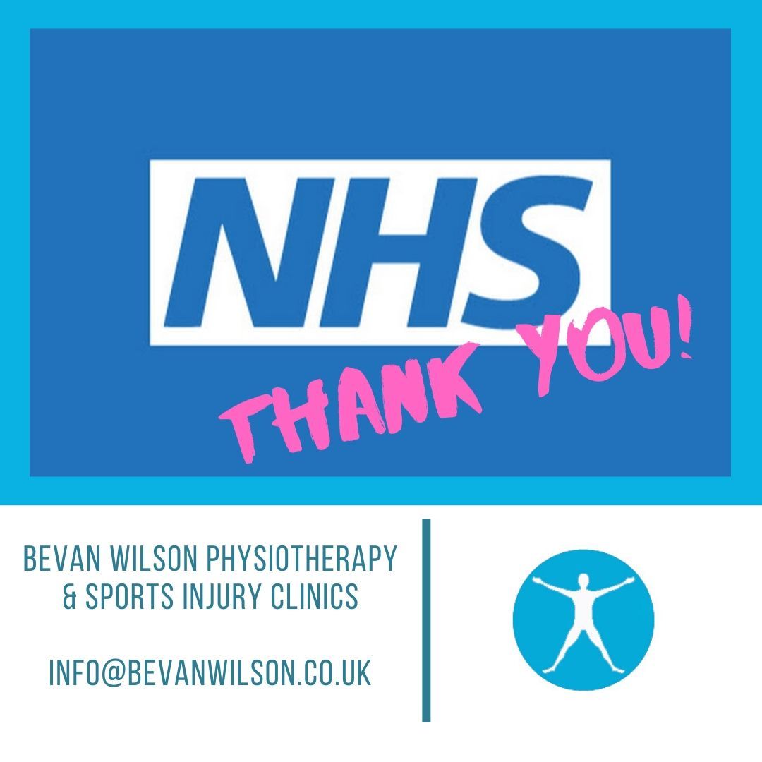 If you know any NHS workers, who might need a little help at the moment, we are offering a #FREE support service to all NHS workers in #Guildford and #Waverley.
For more information, please Email NHSheroes@bevanwilson.co.uk 
Don't forget to clap tonight! #nhsheroes #physio