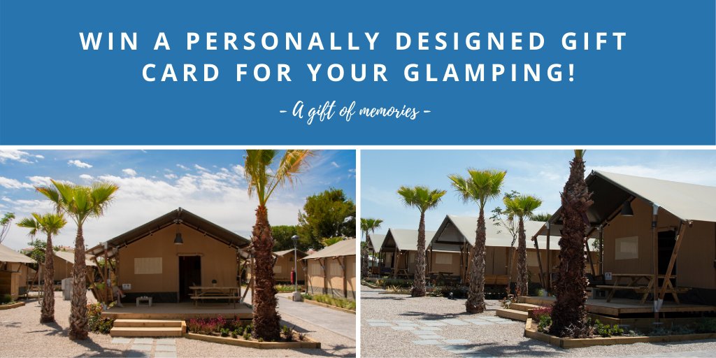 Want to offer #glamping gift cards to your guests? 🎁 We will design gift cards for 10 campsites and glampings and even have free templates available! Click here to enter: bit.ly/3adH5tu. Winners will be announced on Monday, April 20. #win #giftcard #savetourism