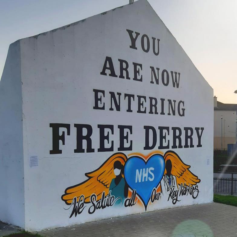 CregganDerry's tweet photo. #FreeDerryWall #NHSheroes https://t.co/KFhoHo1DrK