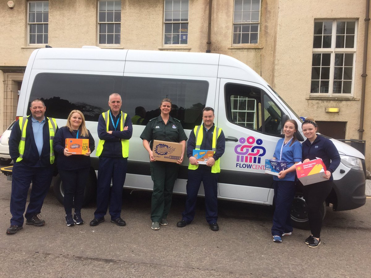 Flow Centre were delighted to receive biscuits from Pladis Global. Thank you George Reilly for facilitating this.