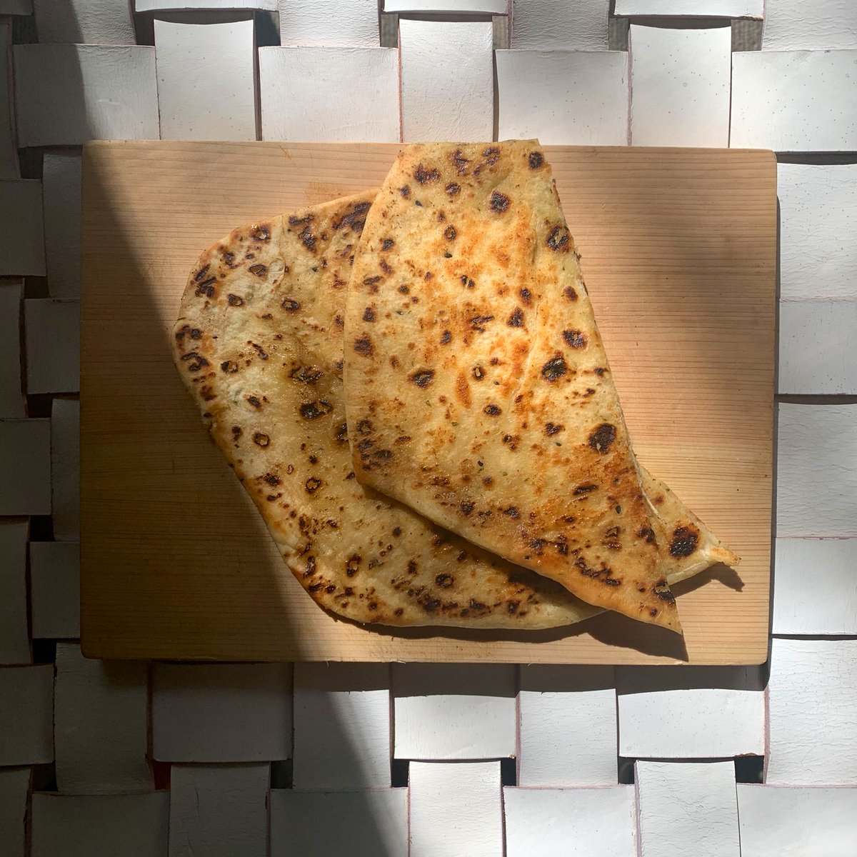 i did an absolute shitload of cooking today and consequently did not feel like eating! it’s 9.06pm here is some plain naan that i ate just now. tomorrow i will have more nutrients