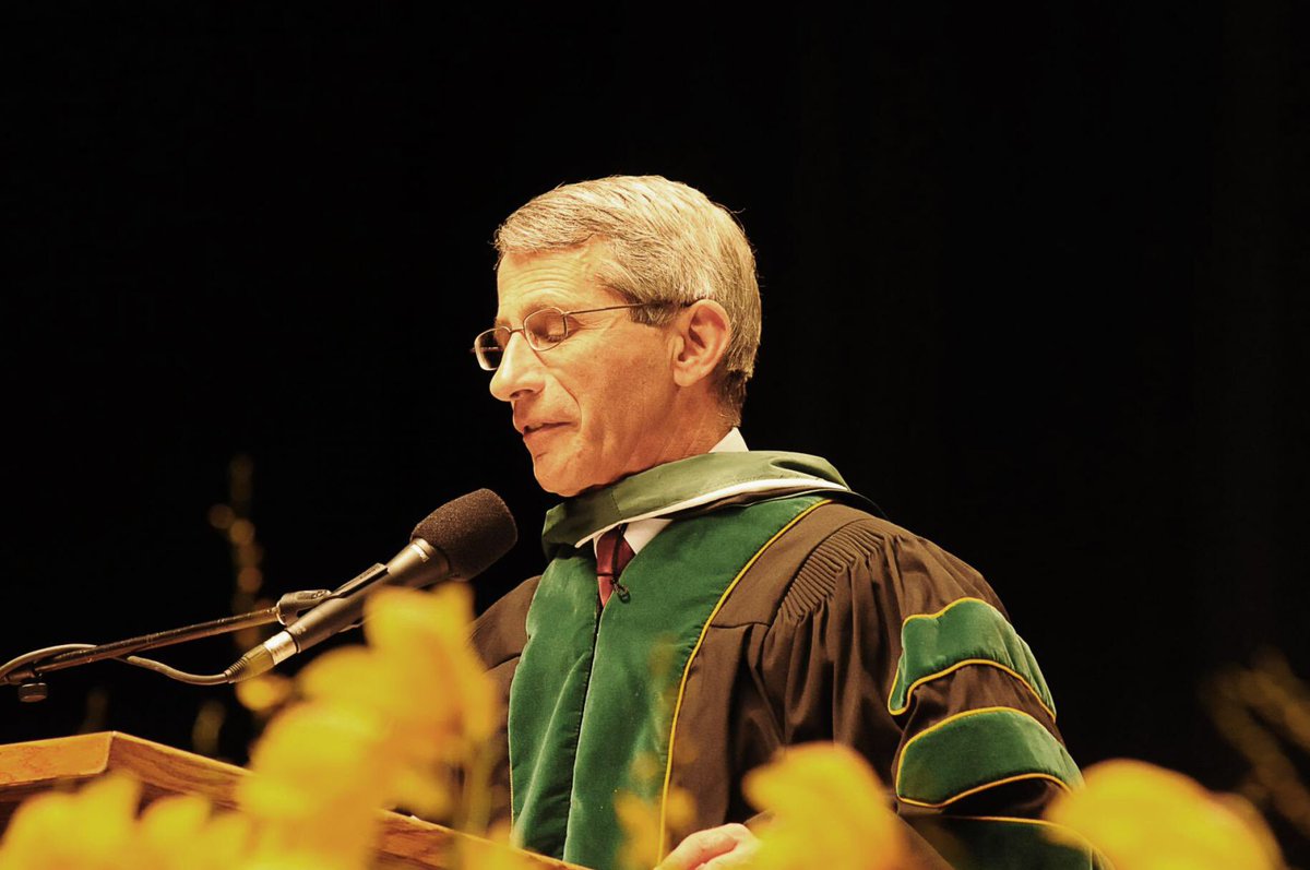 Dr. Fauci, nation’s COVID-19 pandemic expert, earned honorary Siena College degree in 2011
dailygazette.com/article/2020/0…