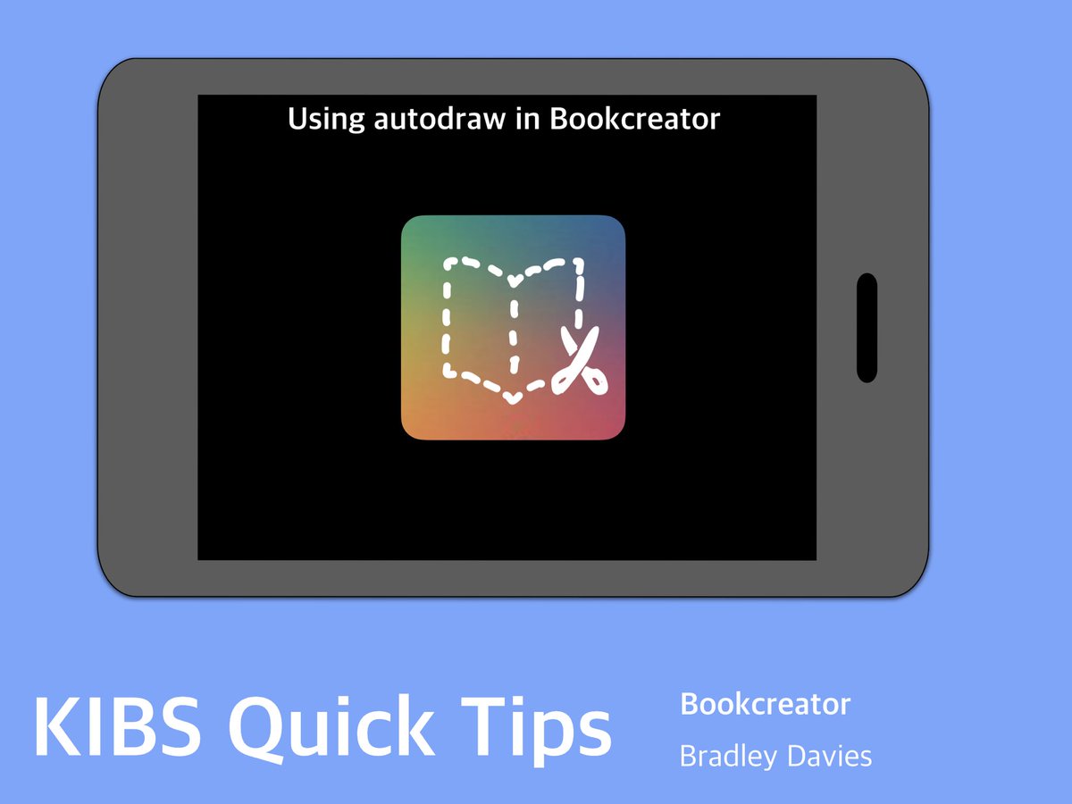 It's been a crazy month, but KIBS Quick Tips is back! This week's tutorial is about using autodraw in @BookCreatorApp #AppleDistinguishedSchool #BookCreatorAmbassador youtu.be/-hynImeH75U