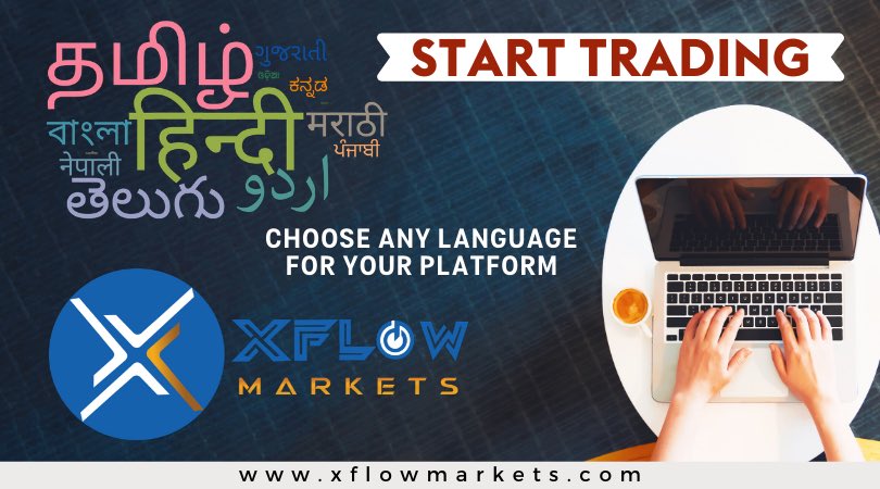 XFlowMarkets's tweet photo. Customise language on your #GlobalTradingPlatform 

Trade in #Forex | #Cryptocurrencies |#Indices | #Commodities | #Stocks from India
Start Now! 
.
.
#forexindia #cryptoindia #bitcoinindia #stockmarkets #forextrader #banknifty #markets #daytrading #forexsignals #sharemarkets #fx https://t.co/3jdSRUc6mX