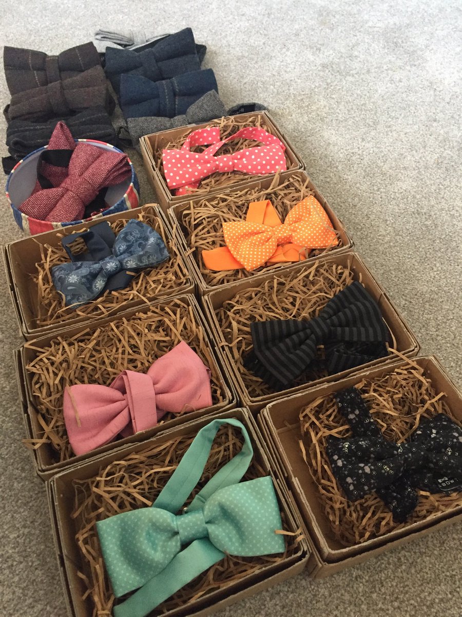 WyattIntl's tweet photo. Anyone who has met me knows I like a bow tie. Even on lockdown Iโve been keen to wear my workdrobe to try and keep some normality to my working day. #bowtie #options #workdrobe #wyattlife #wfh https://t.co/WlaJGuY7qj