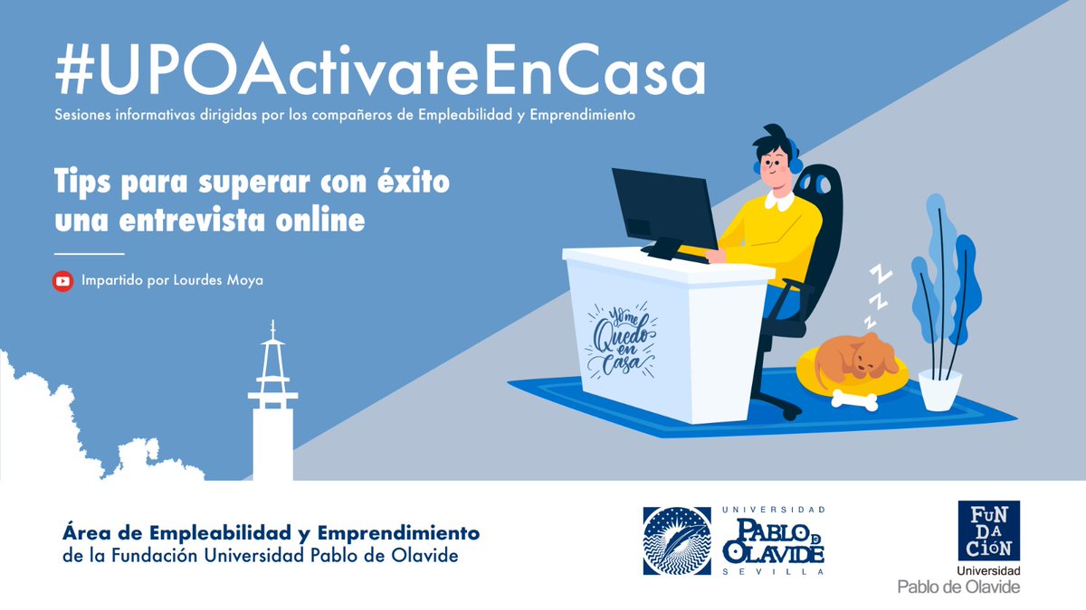 'Tips para superar con éxito una entrevista online' con <a href="/lourdesmoyasan/">lourdesmoyasan</a> de <a href="/empleaemprende/">empleaemprendefupo</a> 👉cutt.ly/Ot93Rse #UPOActívateEnCasa