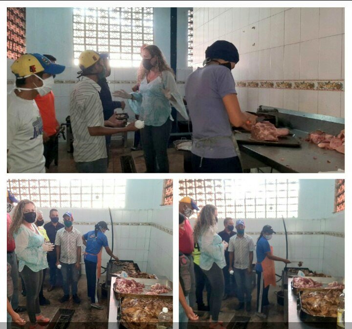 Supervisando el trabajo que se realiza diariamente en la cocina del Punto de Alojamiento Social Integral #PASI de la Unidad de Talento Deportivo #SanCristóbal.

¡Atendiendo con amor a todos los compatriotas que retornan a Venezuela ante la amenaza del #Covid_19! 
<a href="/FreddyBernal/">Freddy Bernal</a>
