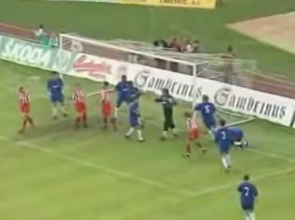 Chelsea memorably beat Victoria Zizkov 4-2 in the home leg of the first round of the Cup Winners Cup, however it was the return leg where Dimitri’s vital penalty save ensured the nervy moments for  Chelsea were kept to a minimum. #190FIVE  #CFC  #CHELSEA  #KHARINE