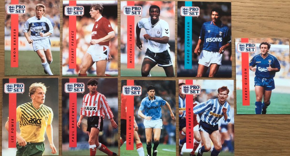 Pack 6 opened.  #ProSetChallengeBarker  @QPRPearce  @nffc Thomas  @SpursOfficial Zondervan  @ipswichtownPower  @norwichcityfcBracewell  @sunderlandafcQuinn  @ManCity Emerson  @Coventry_City Gibson  @AFCWimbledon  #qpr  #nffc  #coys  #itfc  #ncfc  #safc  #mancity  #pusb  #afcw