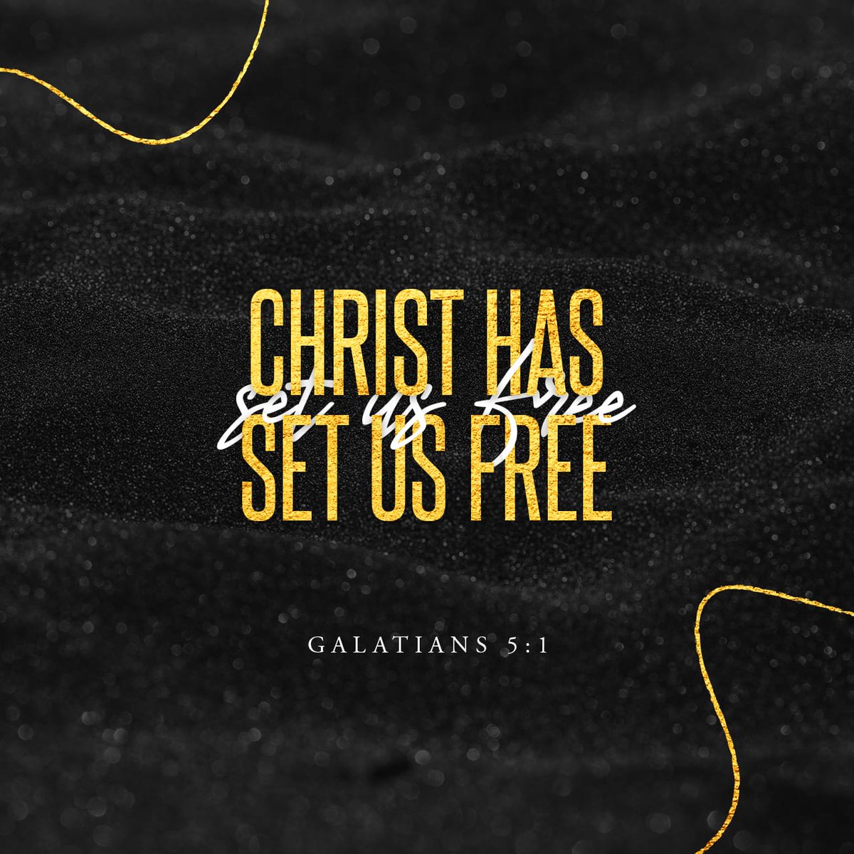 aboundingLOVEcc's tweet image. Let me be clear, the Anointed One has set us free—not partially, but completely and wonder…
bible.com/verse-of-the-d…