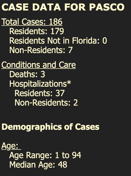 The Pasco Sheriff's Office is serving as a repository of information from throughout the county, state, and nation on  #COVID19. We will continue to share information that we are provided.(THREAD)