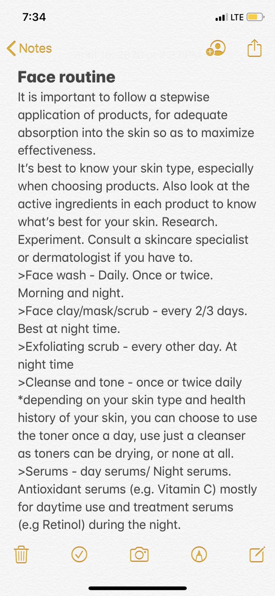 Skincare routine.Please read.Try not to use too much products at once, especially without consulting a specialist. Know your skin type. Everyone’s skin is different, what works for others may not work for you. Finally, consistency. It takes time and won’t happen over night.