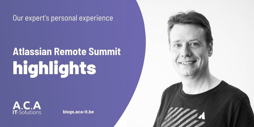 In this blog post, Atlassian expert <a href="/WBuggenhout/">Walter Buggenhout</a> highlights some of the key takeaways of the Atlassian Remote Summit!

Read the highlights here ➡️ blogs.aca-it.be/atlassian-remo…

#expert #atlassian #blog #AtlassianSummit #remote