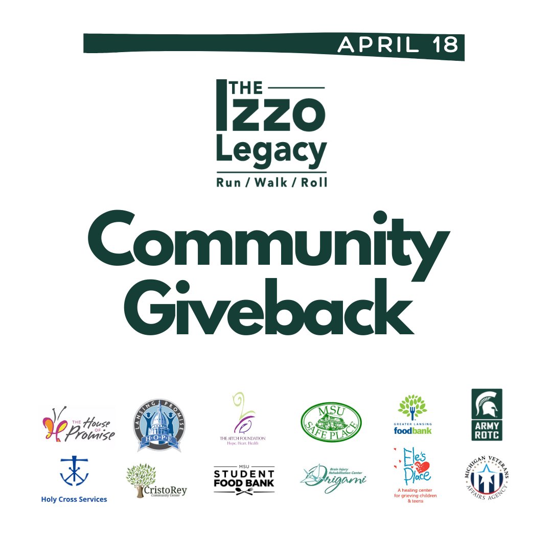 Here at @theAitchFoundation we are excited to be apart of The Izzo Legacy and other fellow community partners on the upcoming “Community Giveback” day on Sat, April 18, 2020 If you would like to directly donate to many deserving charities click here buff.ly/2RGmRm6