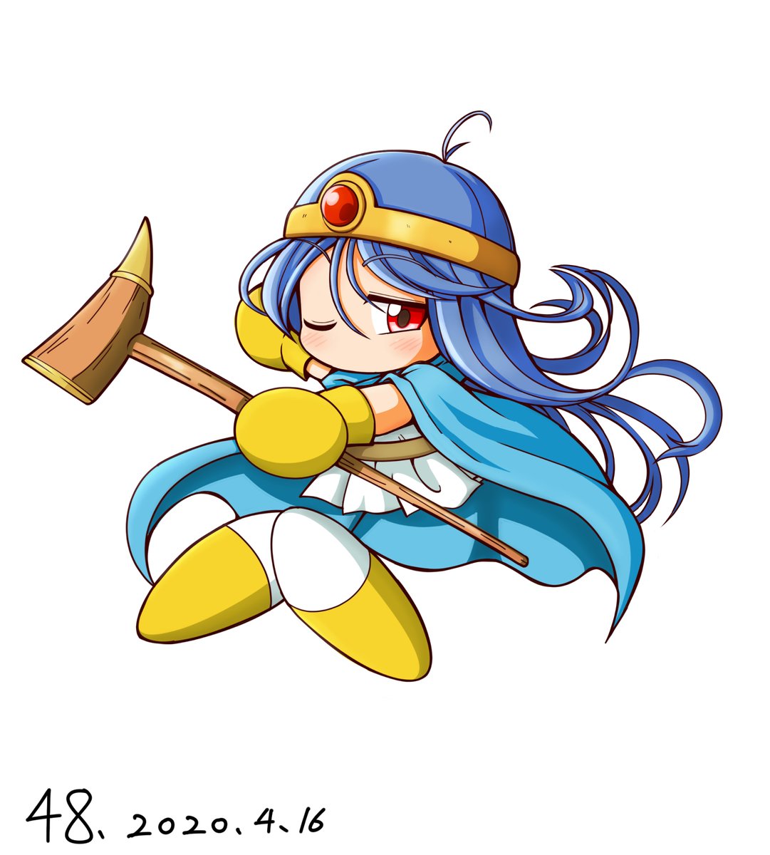 oekakisurude12's tweet photo. #パワ体化200枚チャレンジ
ドラクエⅢ勇者一行 https://t.co/u7o5DIDl0n