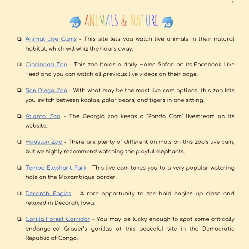 🌈 Fun Activities for Self-Isolation 🌈

I've been working with <a href="/DaisiePatefield/">Daisie Patefield</a> to create a comprehensive list of fun activities for children &amp; young people self-isolating. If you want to share with your CYPs here’s a link below to download the file:

mediafire.com/file/l5cwre6p3…