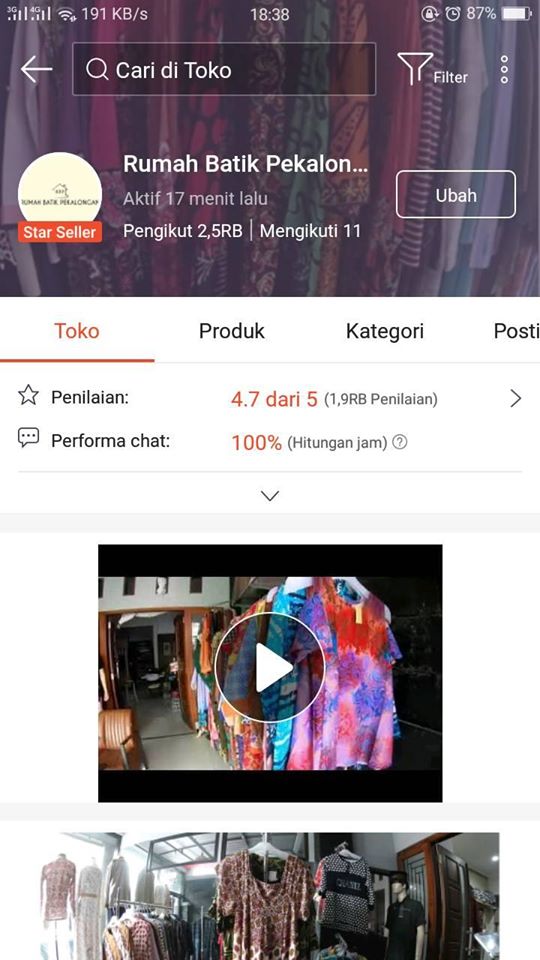 rumahbatikrbp's tweet photo. Alhamdulillah, cihuy akhirnya sudah jadi Star Seller 😍😍

Toped/BL/Shopee

#surakarta #batik #batikpekalongan #indonesia #trustedolshop #trustedonlineshop #trusted #olshopindo #olshopsolo #onlineshop #jualanku #olshopsby #jualbaju #batikindonesia #tokoonline https://t.co/sx9KlIGp1w