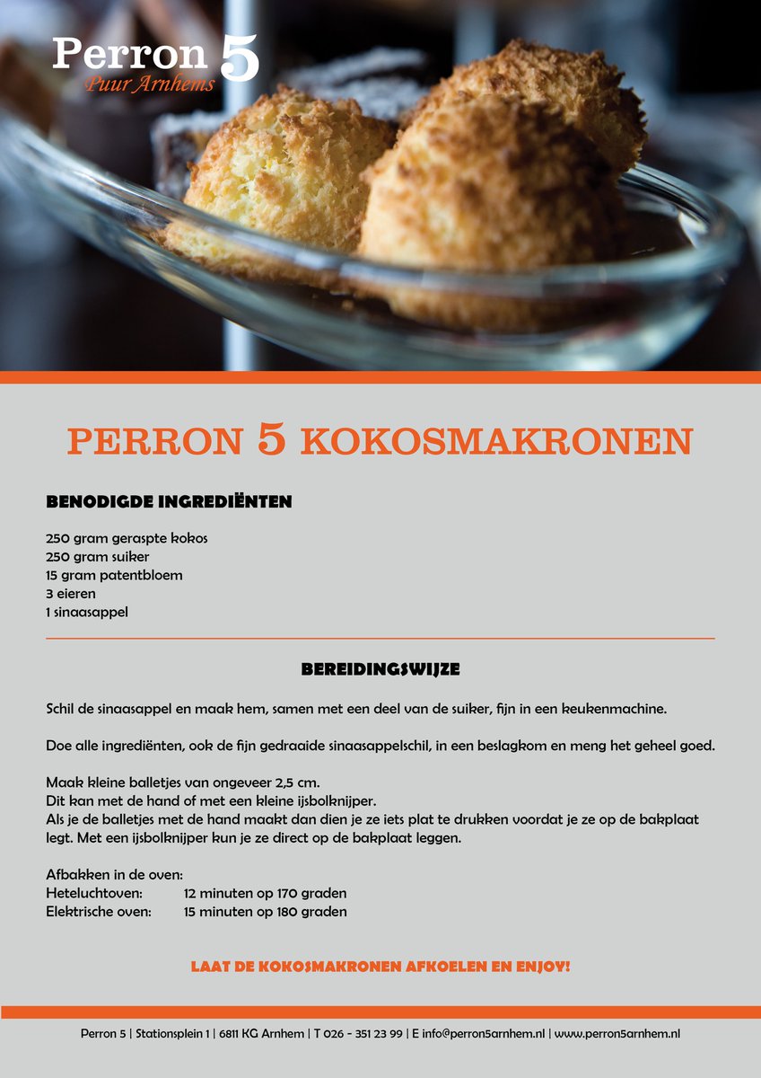 Wie kent ze nog? Onze huisgemaakte kokosmakronen. Maak ze nu zelf thuis #ThrowbackThursday