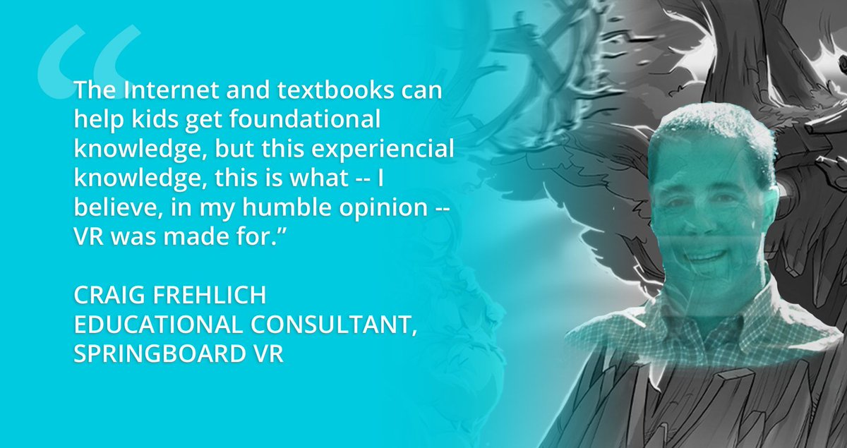 XR for Learning Podcast (@xrlearningpod) on Twitter photo Today’s guest, educational consultant <a href="/Cfrehlichteach/">Craig Frehlich</a>, says that experience alone isn’t going to teach much, without a discussion with students afterwards about what they experienced. buff.ly/3acpt1d Today’s guest, educational consultant <a href="/Cfrehlichteach/">Craig Frehlich</a>, says that experience alone isn’t going to teach much, without a discussion with students afterwards about what they experienced. buff.ly/3acpt1d
