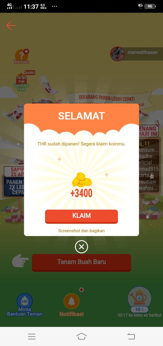 IstanaAna's tweet photo. Yukkk gaess ikutan #ShopeeTanamTHR10M https://t.co/j2QFTWSK90