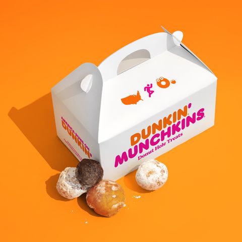 2) A  @dunkindonuts Munchkin' box is the perfect size for keeping a (non-metaphorical) N95 mask in. Plus you get to feel good about eating delicious munchkins - helping the cause, so to speak. 