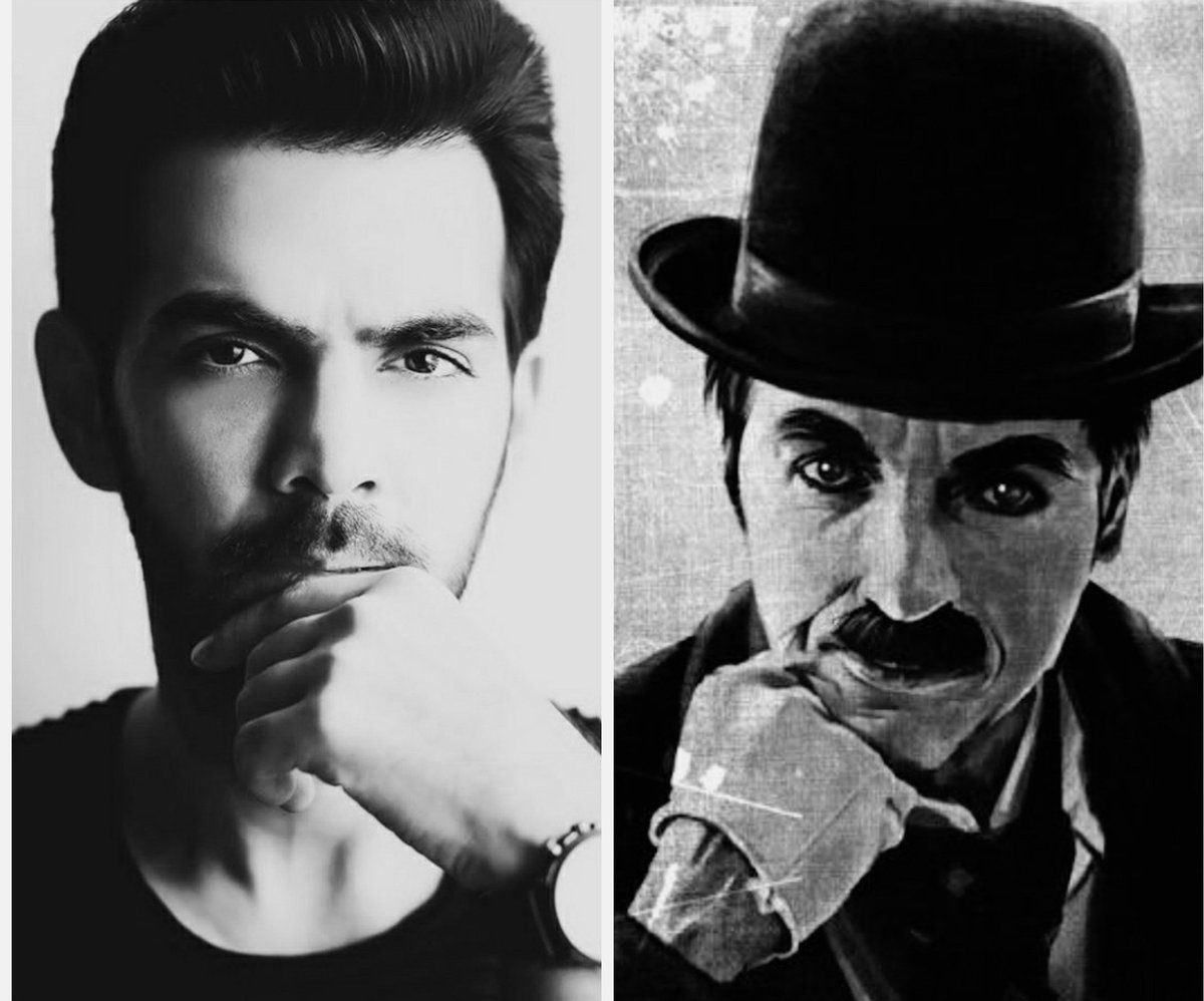 Today is Charlie Chaplin's bday ... So I thought to make a thread on this with mah all tym favouriate  @karanvgrover22 Ps- I luv u soo muchh KVG  #KaranVGrover ★  #CharlieChaplin