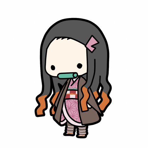 𝕤𝕖𝕣𝕚𝕔𝕠.さんがTwitterに投稿した竈門禰豆子(鬼滅の刃)のイラスト。