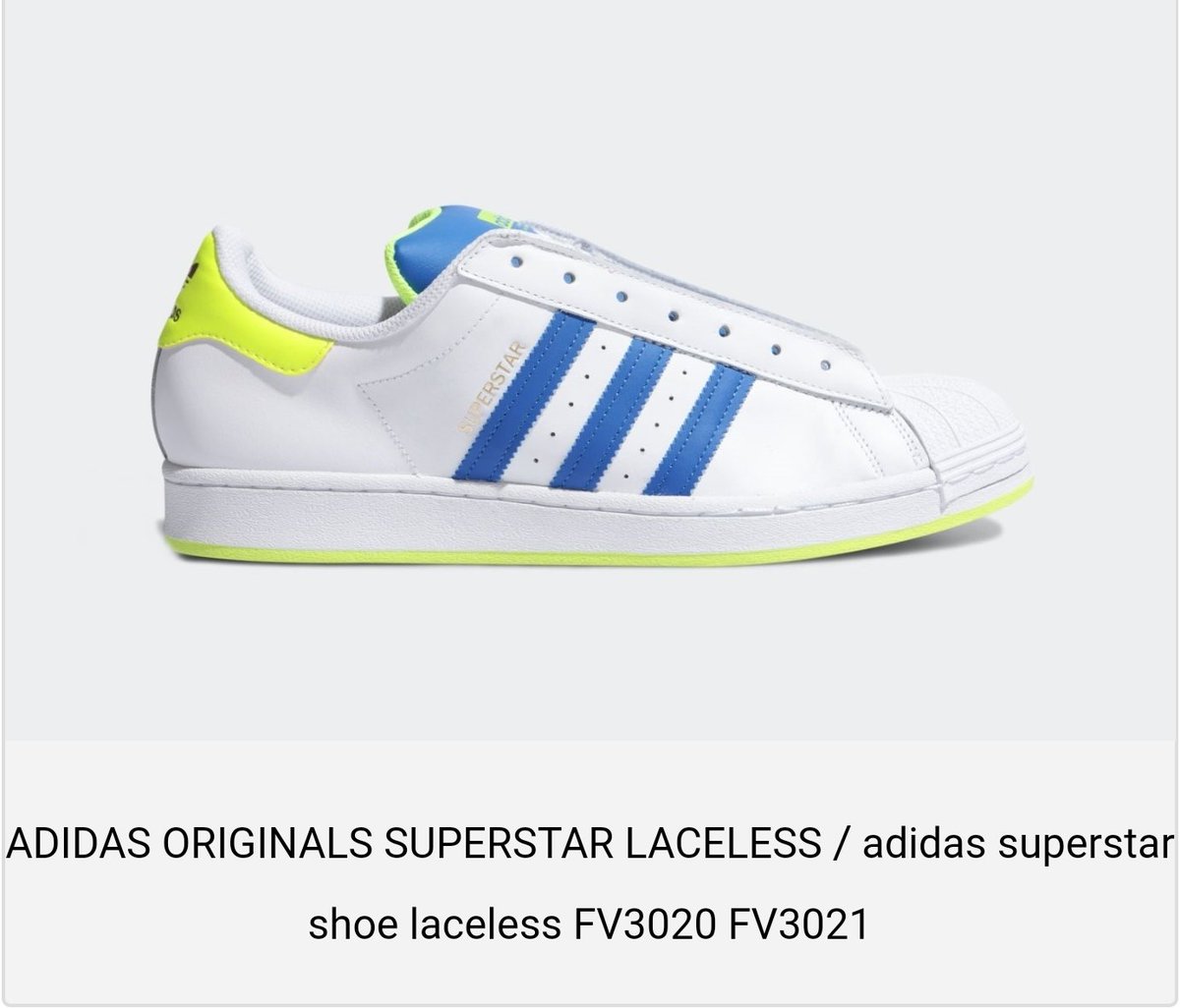 adiFamily_'s tweet photo. Upcoming. For adults. Somehow
#adidas #Superstar #Laceless
These remind of dossing about on estate back in day 🙈
#adiFamily #3stripes2soles1love
@AdidasFetish @Dadidassler @mightybuffalo74 @Hoodie1973 @8292PFC @bigbencorrie @Paschuffl @iain_gorry @ondetarmac @AllyStokoe https://t.co/faAHaPtcWY