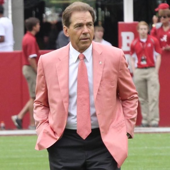 Nick Saban as different colored sunsets a thread: