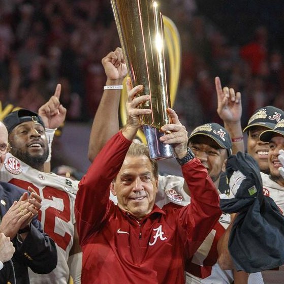 Nick Saban as different colored sunsets a thread: