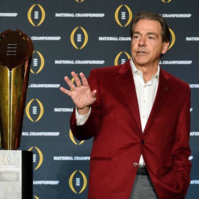 Nick Saban as different colored sunsets a thread: