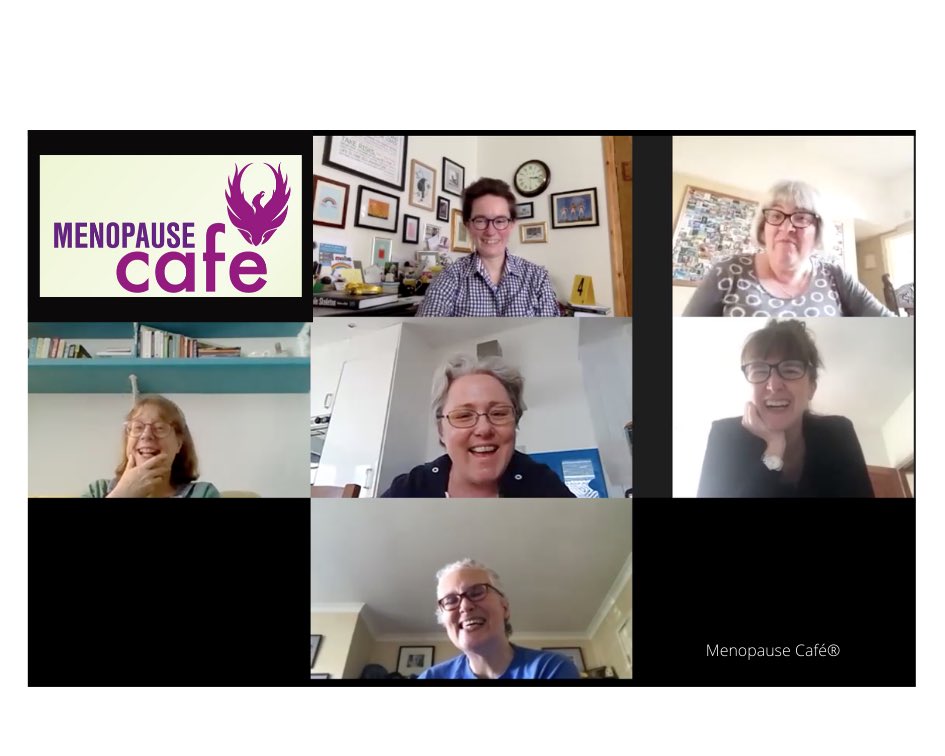 Menopause can be hard, very hard, but it can also have its lighter, joyful moments too. Which is why we wanted to share this image from a virtual Menopause Café.

#Menopause #ThankfulThursday #GenerationM